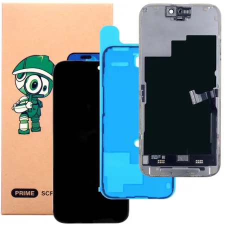 Oryginalny wyświetlacz LCD do Apple iPhone 15 Pro Wymieniona szybka BEZ IC