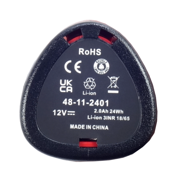 Akumulator Bateria do Milwaukee M12 48-11-2411 48-11-2420 2455 12V 2.0 Ah