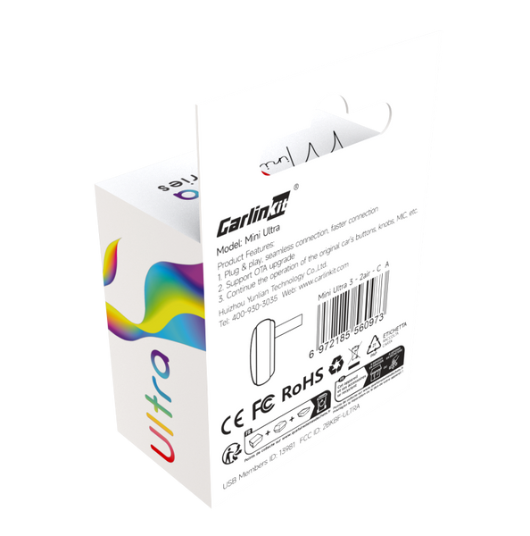 Adapter Bezprzewodowy Carlinkit Mini Ultra 2 USB USB-C CarPlay Android Auto
