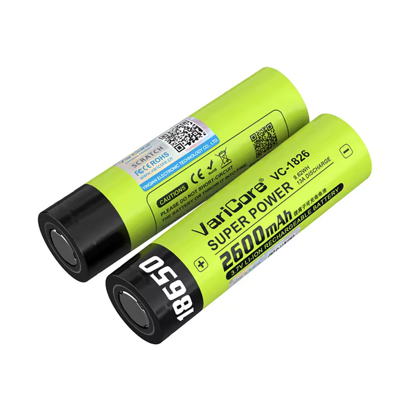 Akumulator bateria ogniwo VariCore VC-1826 18650 Li-ion 3.7V 2600mAh