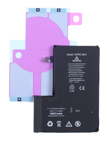 Bateria do iPhone 12 Pro Max BEZ KOMUNIKATU Crack BMS 4323 mAh + Wklejka
