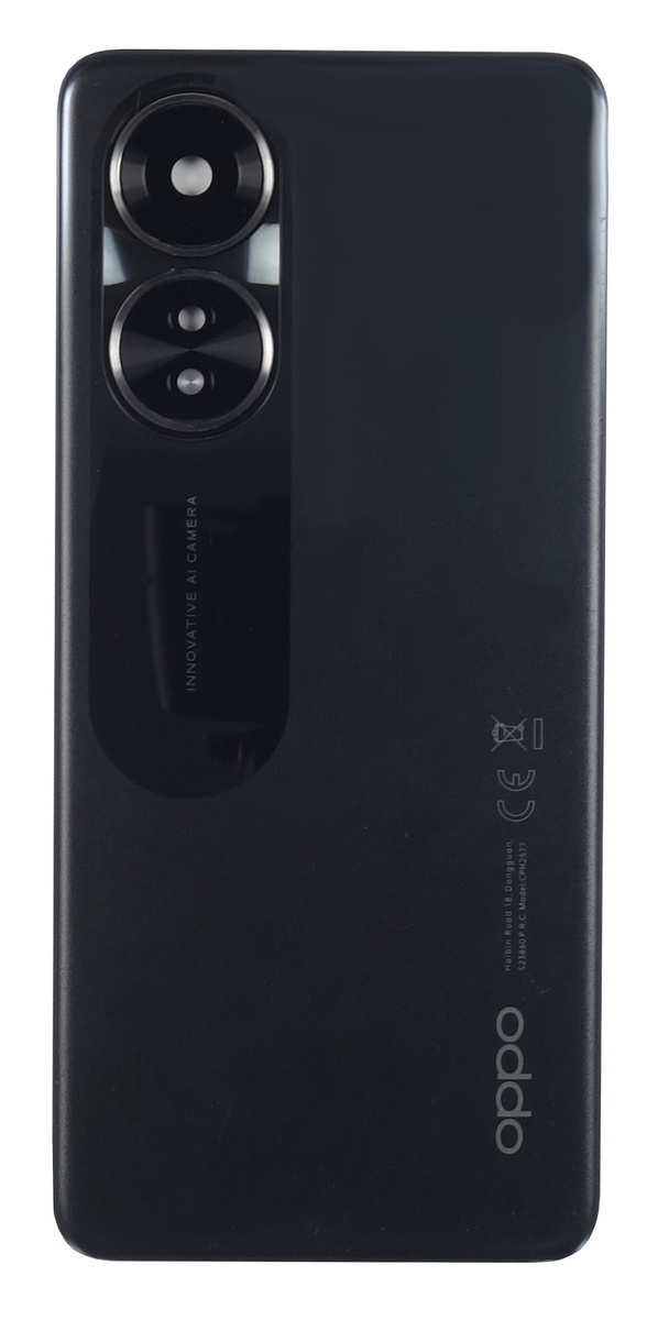 Klapka Baterii Plecki Obudowa do Oppo A58 - Czarna