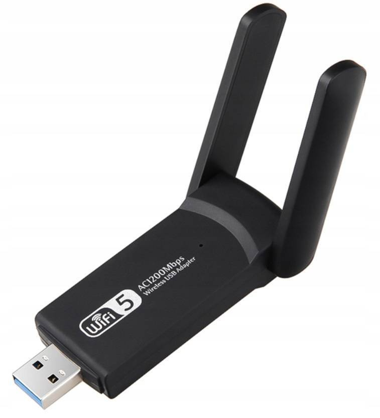 Karta sieciowa WIFI 1200Mbps 5Ghz USB + ANTENA
