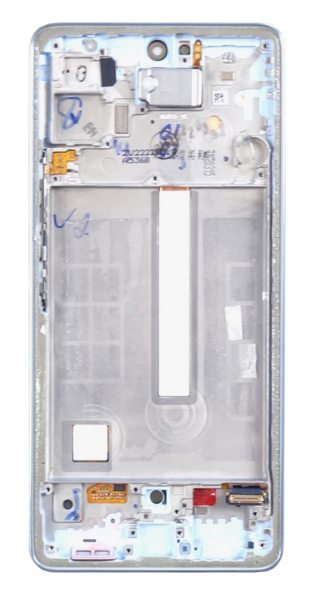 Oryginalny wyświetlacz do Samsung Galaxy A53 SM-A536 Demontaż Ramka Srebrna