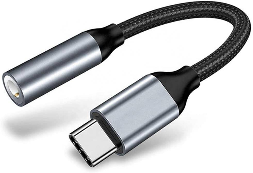 Przejściówka adapter USB-C do MINI Jack Z DAC 3,5mm AUX
