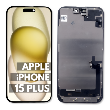 Oryginalny wyświetlacz do Apple iPhone 15 Plus Wymieniona Szybka z taśmą Diagnostic
