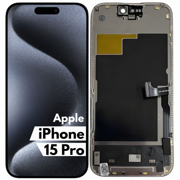 Wyświetlacz Ekran Soft OLED do Apple iPhone 15 Pro 120Hz Diagnostic bez komunikatu