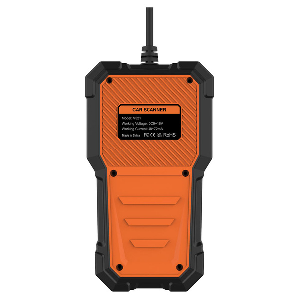Tester Diagnostyczny Skaner Wykrywanie Błędów Samochodu OBD2 LCD MENU PL