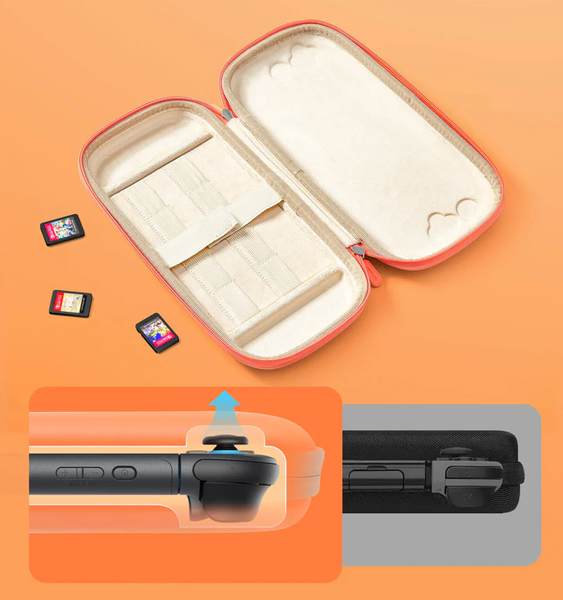 Niebieskie Etui Ultra-cienkie lekkie JSAUX do konsoli Nintendo Switch 2