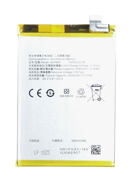 Bateria Akumulator do Oppo Reno 7 5G BLP893 4390 mAh + Taśma montażowa