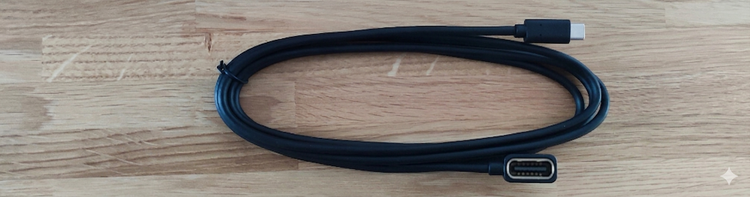 KABEL PRZEWÓD FEMALE USB-C - USB-C 3.1 POWER DELIVERY 60W 10 Gbps 2m CZARNY