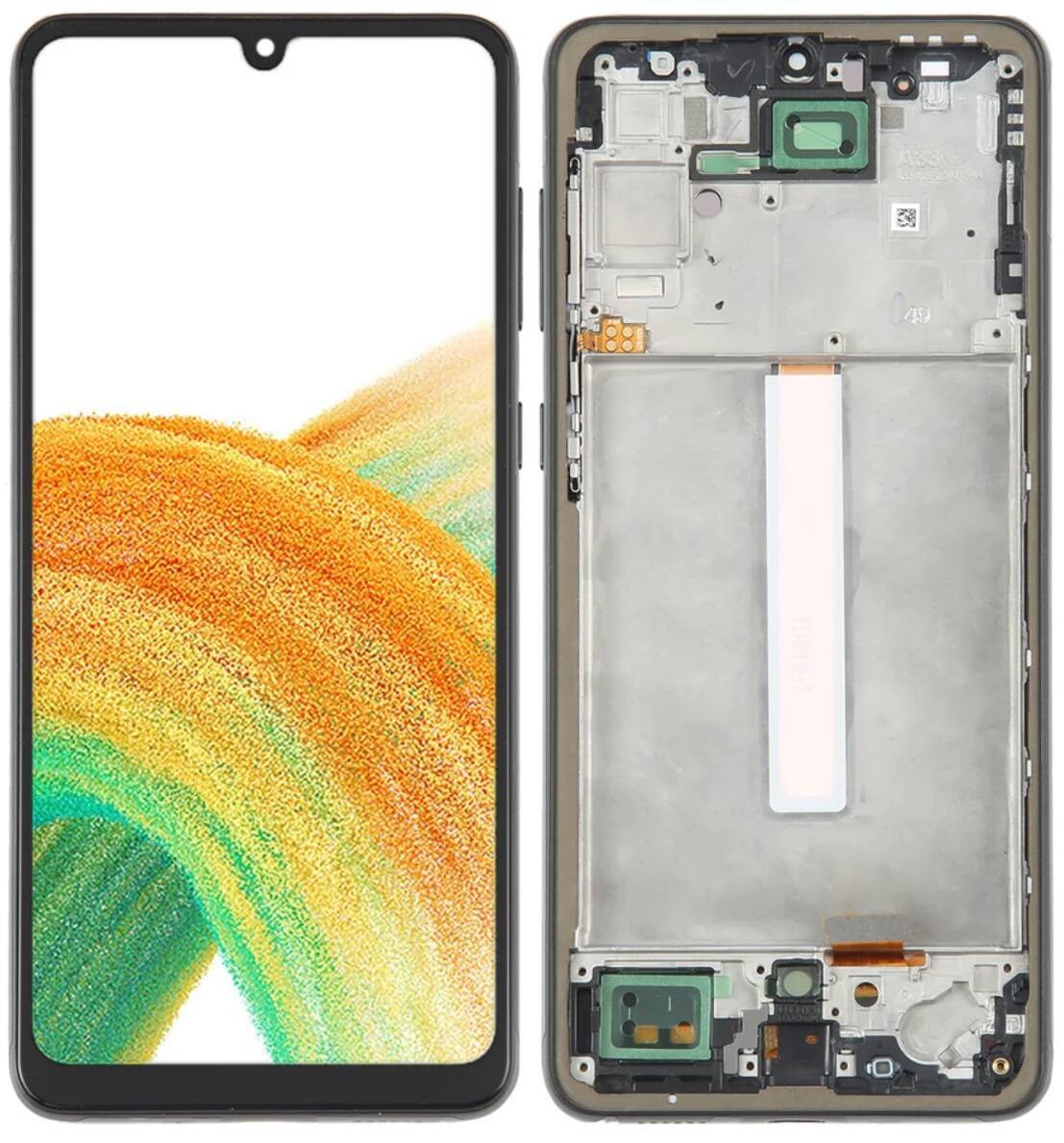 Wyświetlacz LCD + ekran dotykowy Samsung Galaxy A33 5G A336 SM-A336  (OLED) Ramka czarna