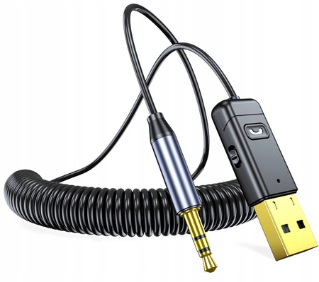 Adapter odbiornik Audio Bluetooth 5.0 do USB AUX Transmiter samochodowy