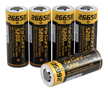 Akumulator bateria ogniwo VariCore VC-2652 26650 Li-ion 3.7V 5200mAh