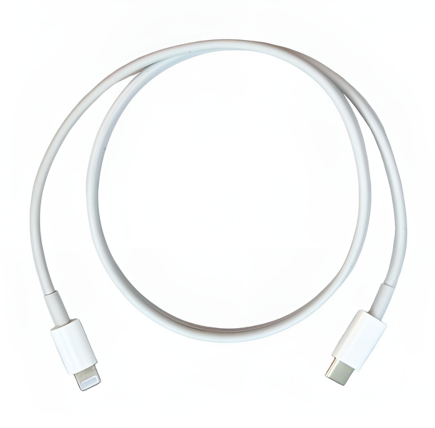 Oryginalny kabel do Apple iPhone 1M USB-C / LIGHTNING Power Delivery 100W używany