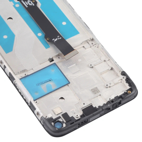 Oryginalny wyświetlacz LCD + ekran dotykowy Motorola G8 XT2045-1 XT2045-2 (Regenerowany) Ramka czarna