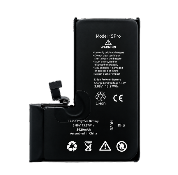 Bateria Akumulator do iPhone 15 Pro Powiększona 3420mAh BEZ KOMUNIKATU