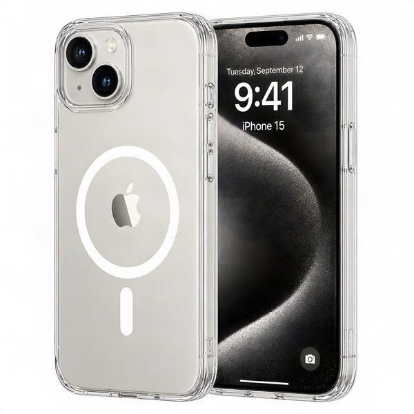 Etui Plecki Bezbarwne Magnetyczne MagSafe do Apple iPhone 15 Clear Case