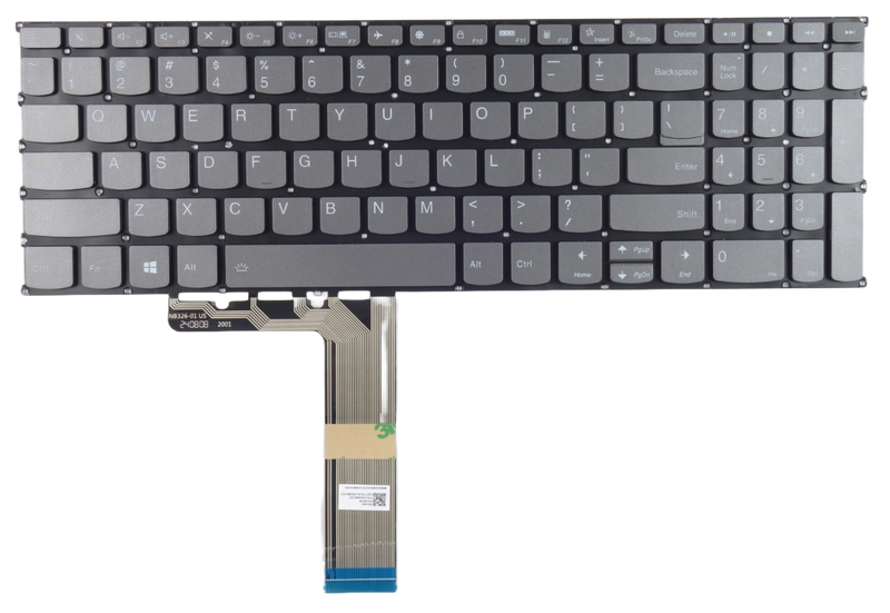 Klawiatura do laptopa Lenovo IdeaPad Slim 5 16ABR8 Czarna LED QWERTY US
