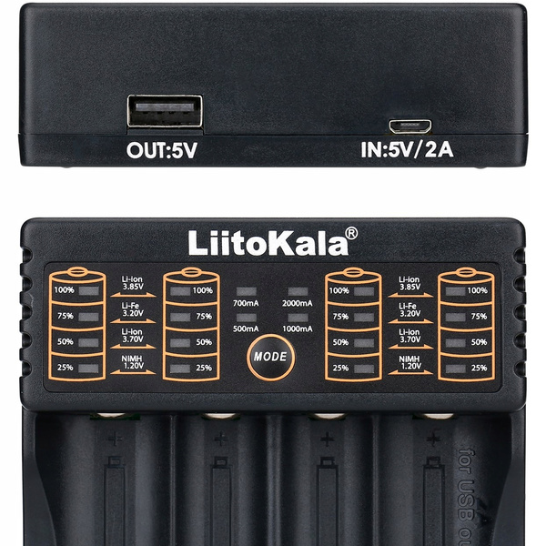 Ładowarka do baterii akumulatorów AA AAA 26650 18650 LiitoKala Lii-402