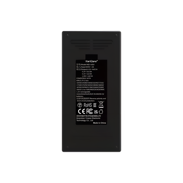 Ładowarka VariCore VCR2-5V 2A-EU do akumulatorów AA AAA 18650 21700 26700