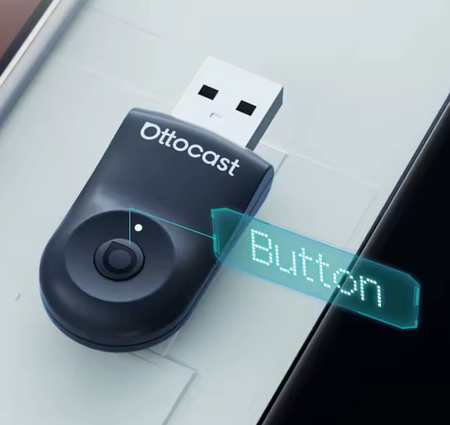 Bezprzewodowy Adapter Ottocast Mini 2w1 CarPlay / Android Auto CA505-T