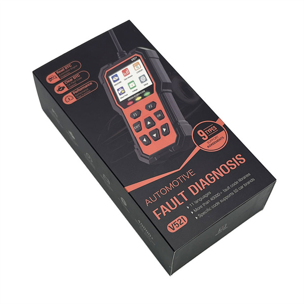 Tester Diagnostyczny Skaner Wykrywanie Błędów Samochodu OBD2 LCD MENU PL
