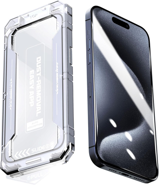 2x Szkło hartowane Prywatyzujące z aplikatorem do iPhone 17 Pro Max Szybka