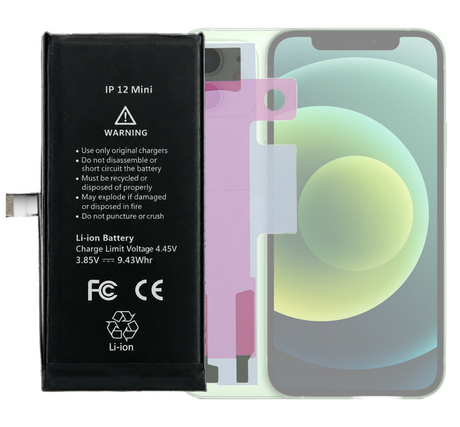 Bateria Akumulator do iPhone 12 mini Powiększona 2460mAh BEZ KOMUNIKATU