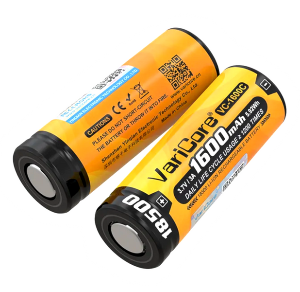 Akumulator bateria ogniwo VariCore VC-1600C 18500 Li-ion 3.7V 1600mAh