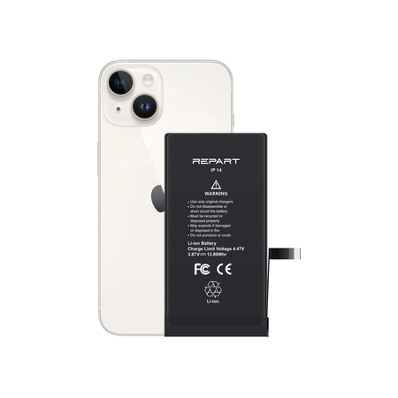 ZESTAW Bateria Akumulator do Apple iPhone 14 Zwiększona pojemność 3590mAh REPART + narzędzia + uszczelka pod ekran