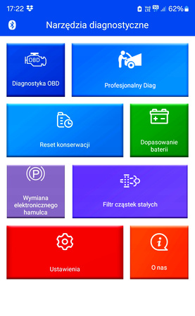 Interfejs Diagnostyczny KONNWEI KDIAG OBD2 Bluetooth BT Android iOS PL