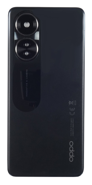 Klapka Baterii Plecki Obudowa do Oppo A58 - Czarna