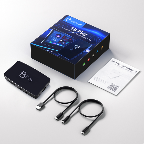 Adapter Samochodowy TB Play Carplay/Android Auto Android 12 TRADEBIT