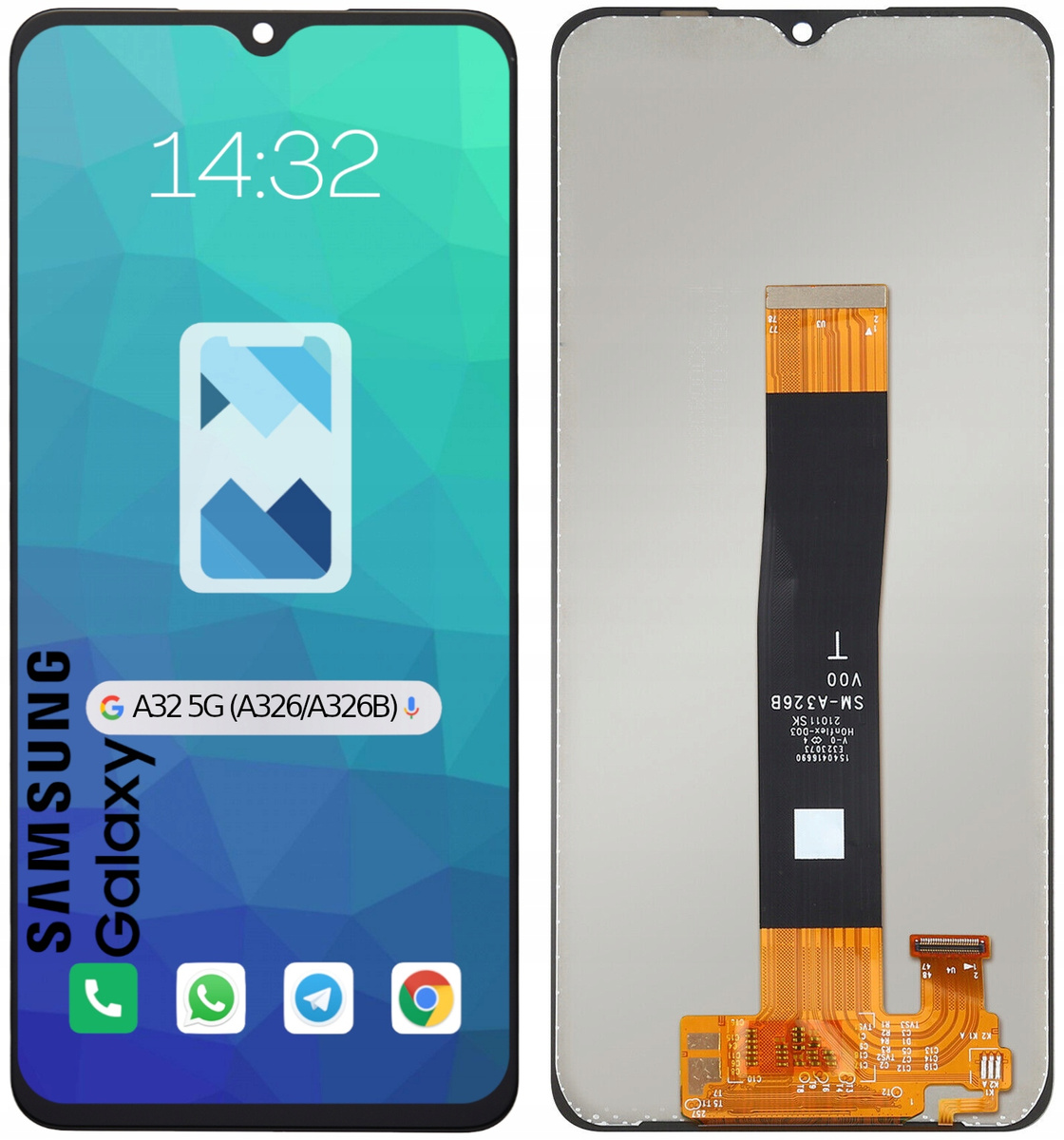 Oryginalny wyświetlacz Ekran do Samsung Galaxy A32 5G SM-A326B Regenerowany