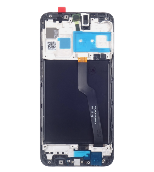 Oryginalny wyświetlacz LCD + ekran dotykowy Samsung SM-A105 Galaxy A10 (IPS) Ramka czarna