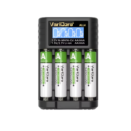 Uniwersalna Ładowarka VariCore ALL4 do Baterii Ni-MH AA AAA Li-ion 14500