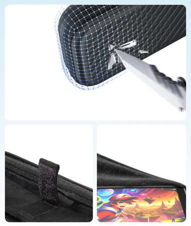 Przenośne Etui Futerał Obudowa JSAUX do NINTENDO SWITCH 2 - Kieszeń na gry