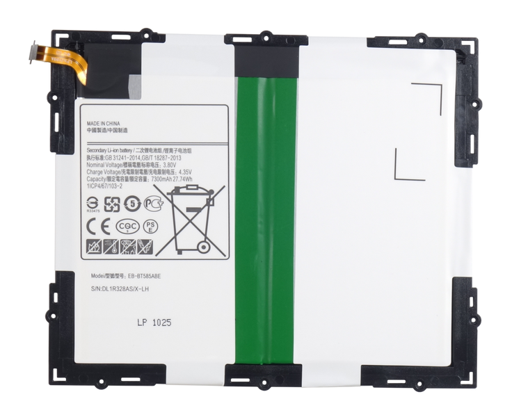 Bateria do Samsung Galaxy Tab A 10.1 2016 T580 / T585C EB-BT585ABE 7300 mAh