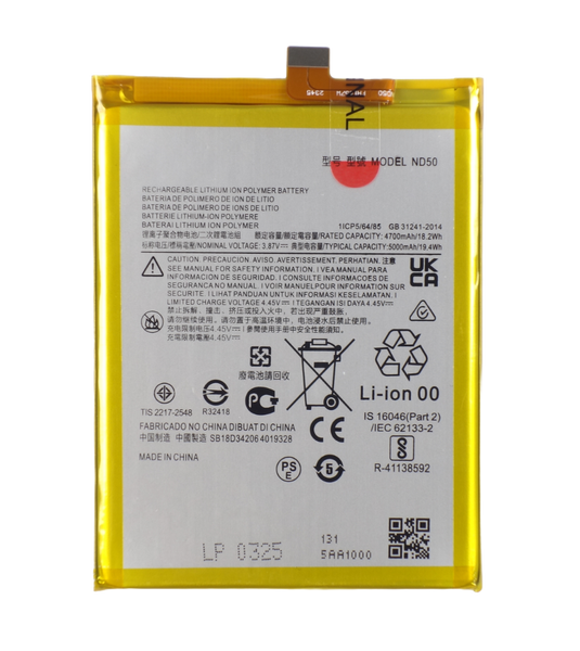 Bateria akumulator do Motorola G31 G42 G62 XT2173-3 XT2233-2 3.87V 5000mAh