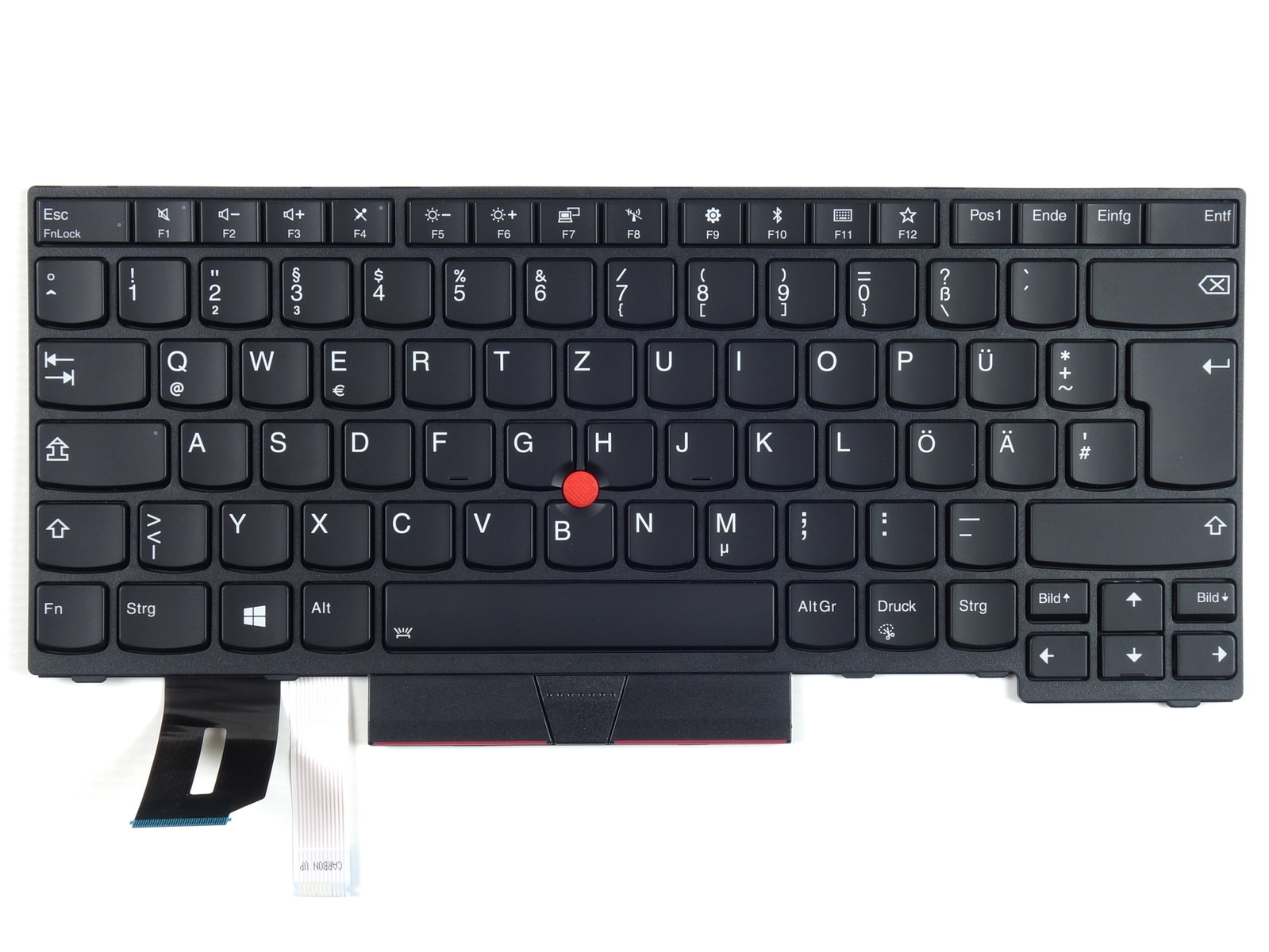 Klawiatura niemiecka DE QWERTZ Lenovo ThinkPad T480s T490 T495 L490