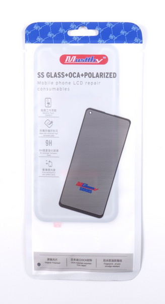 Szybka do Wyświetlacza z polaryzacją MUSTTBY z OCA do Apple iPhone 15 Plus