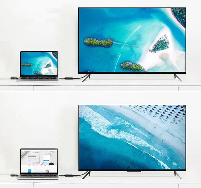 Adapter przejściówka HDMI 4K żeński do DisplayPort męski