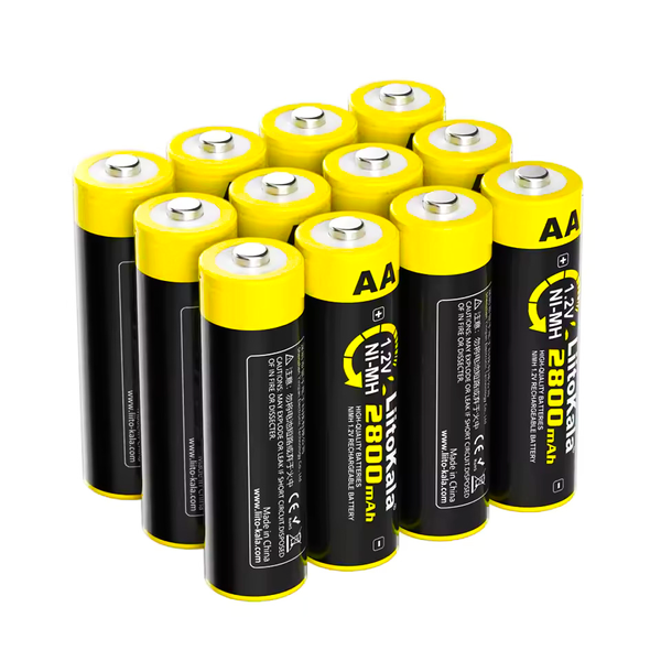 Akumulator akumulatorki Baterie LiitoKala AA R6 1.2V 2800mAh Ni-MH 4 szt.