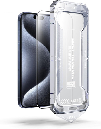 2x Szkło hartowane Prywatyzujące z aplikatorem do iPhone 14 Pro Szybka