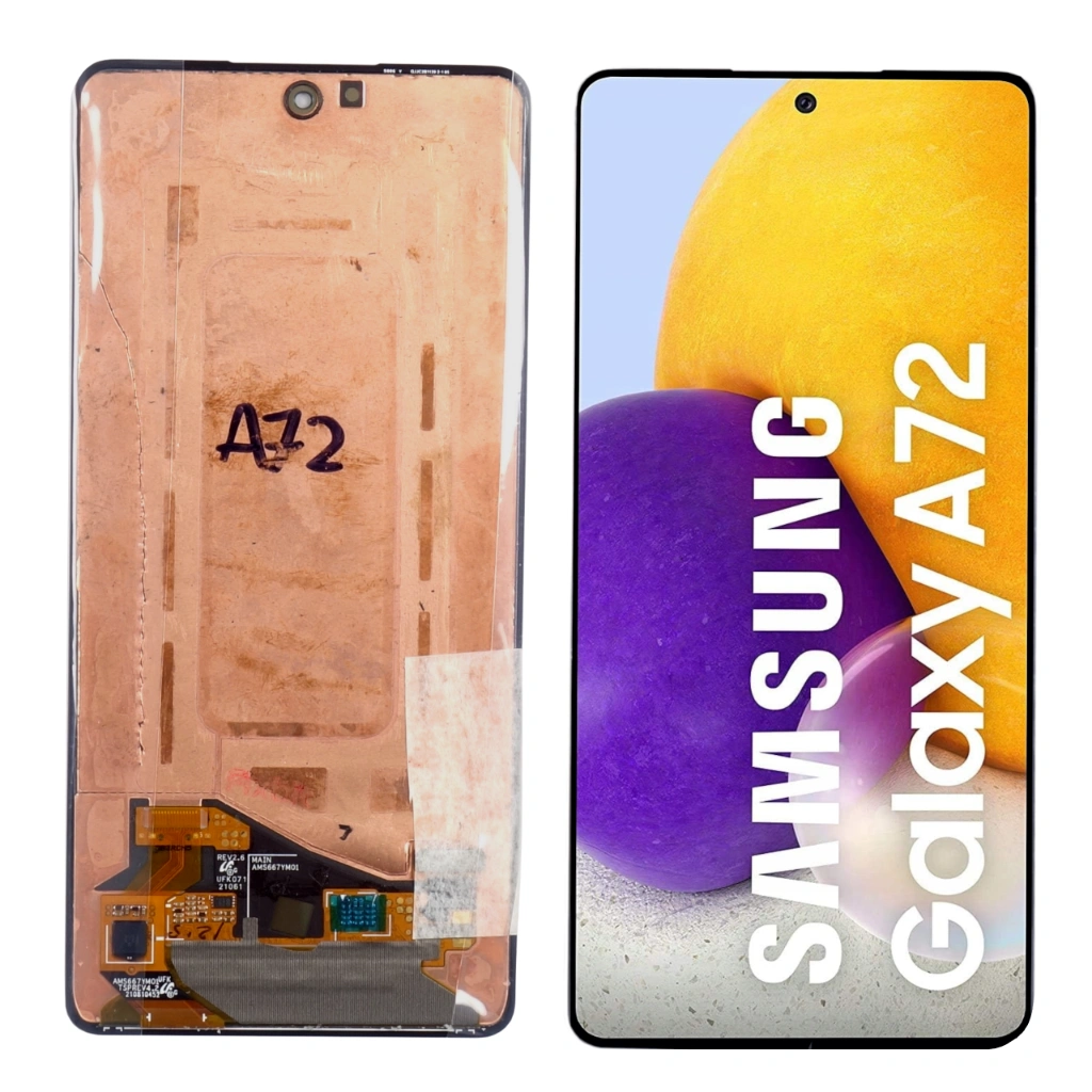 Oryginalny wyświetlacz Ekran do Samsung Galaxy A72 A725F Regenerowany (REF)