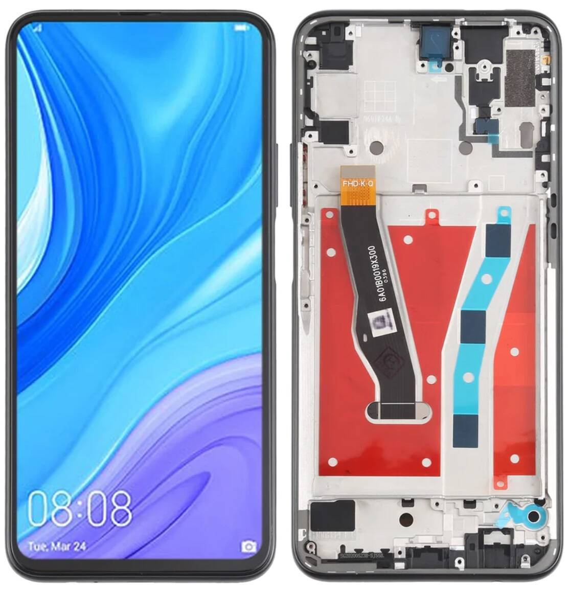 Wyświetlacz LCD + ekran dotykowy Huawei P Smart Pro STK-L21 Prime  (Regenerowany) Ramka czarna