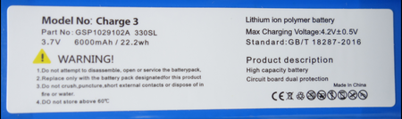 Bateria Akumulator do Głośnika JBL CHARGE 3 JML330SL 6000mAh 3,7V
