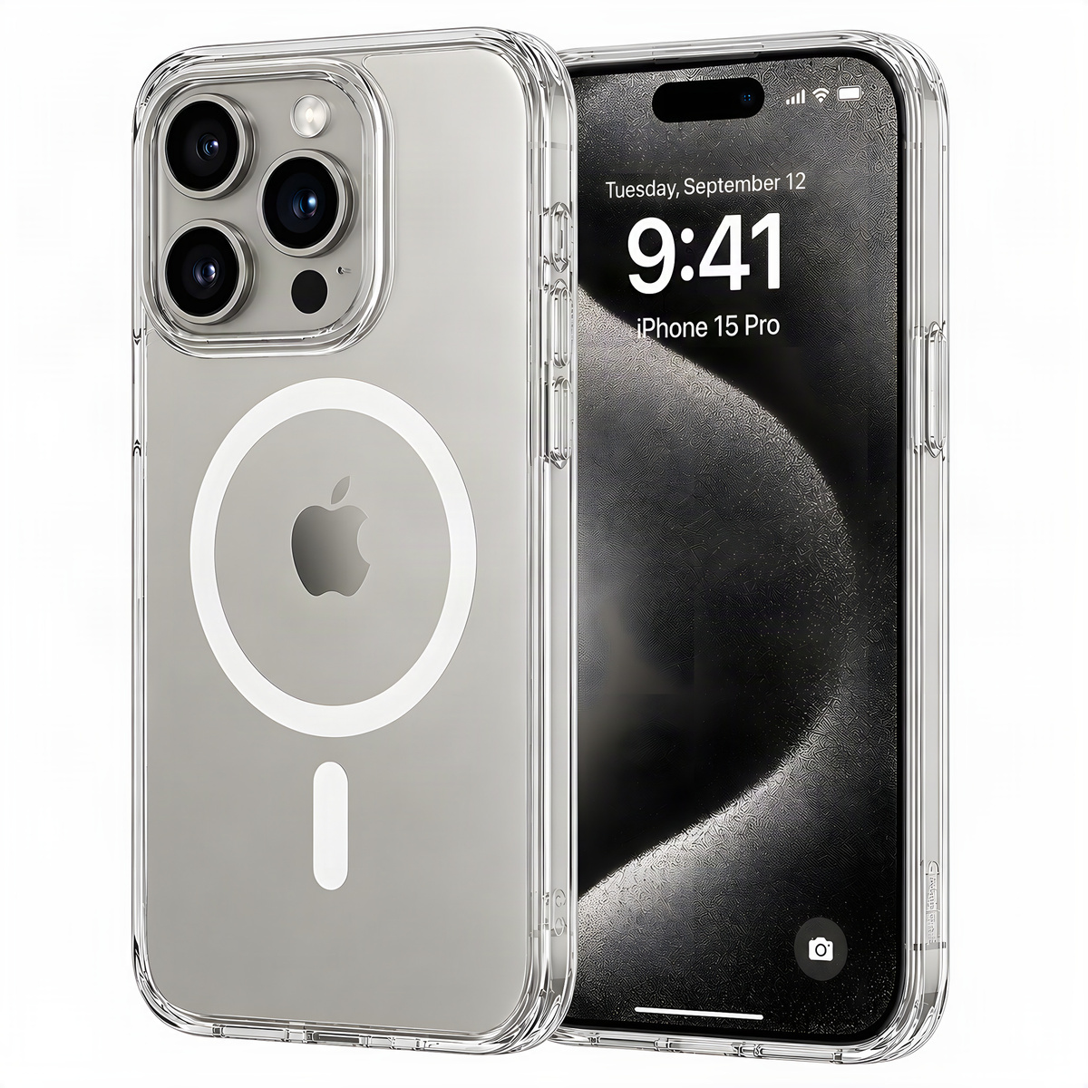 Etui Plecki Bezbarwne Magnetyczne MagSafe do Apple iPhone 15 Pro Clear Case