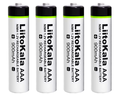 Akumulator akumulatorki Baterie LiitoKala AAA R3 1.2V 900mAh Ni-MH 4 szt.